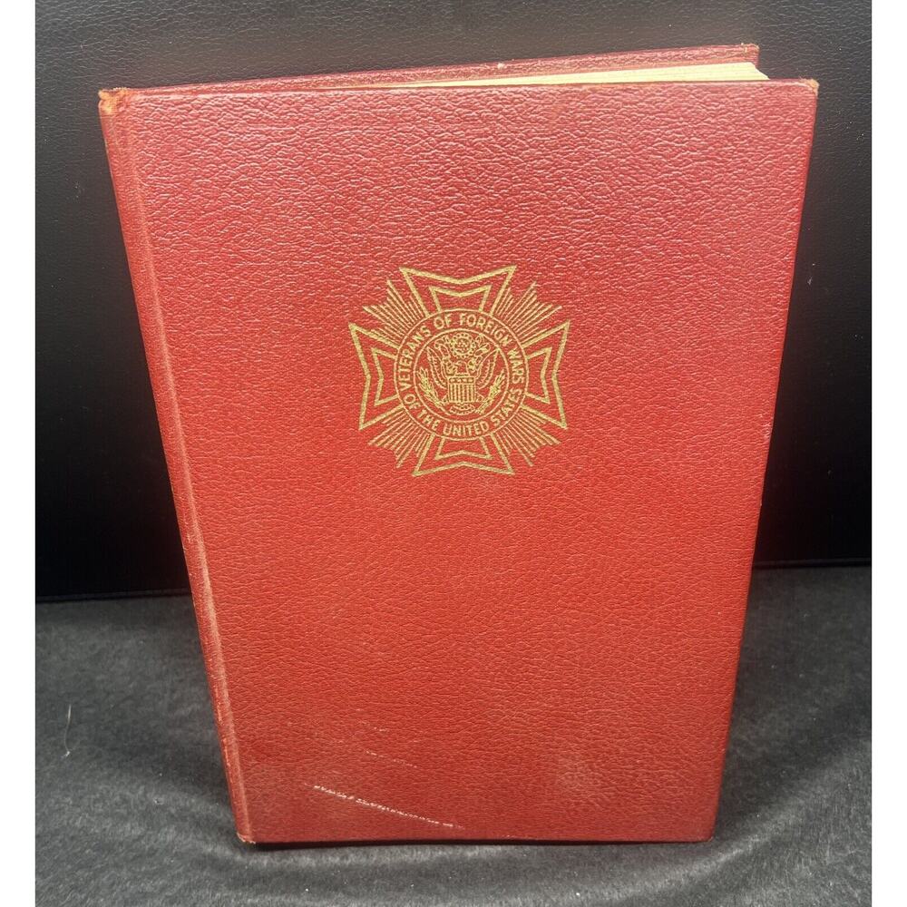 Vintage 1954 Veterans of Foreign Wars Book Pictorial Volume 1 History WW 2